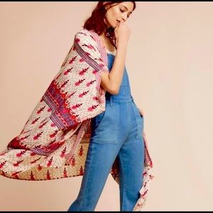 Lilka Anthropologie printed kimono